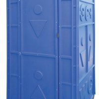 Туалетная кабина СТАНДАРТ МД синий, зеленый, серый