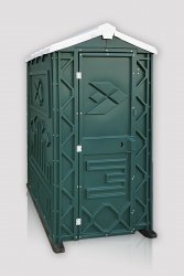 Туалетная кабина ECOSTYLE синий, зеленый Туалетная кабина ECOSTYLE синий, зеленый