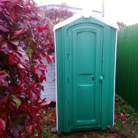 Туалетная кабина ЕВРОСТАНДАРТ синий, зеленый